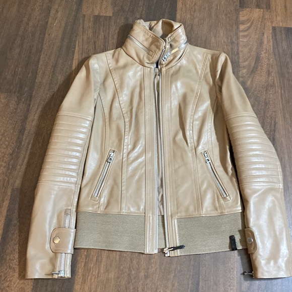 NWOT RUDSAK Motto Bomber Leather Jacket Size XS|TP - Picture 5 of 16